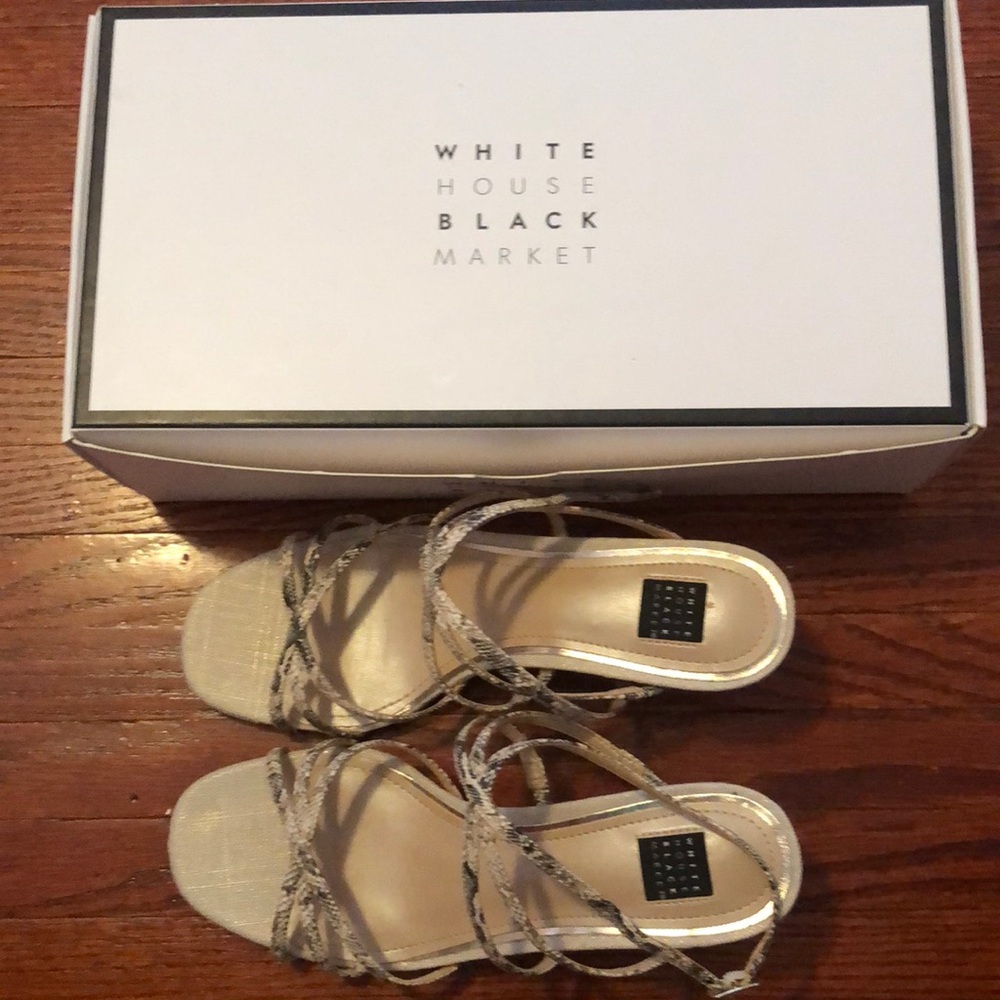 Never worn new in box block heels
